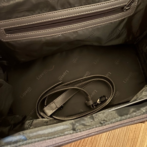 Lipault Paris dual handle gray bag - Picture 7 of 10